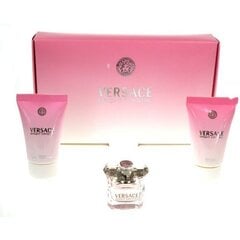 Rinkinys Versace Bright Crystal: EDT moterims 5 ml + kūno losjonas 25 ml + dušo gelis 25 ml kaina ir informacija | Kvepalai moterims | pigu.lt