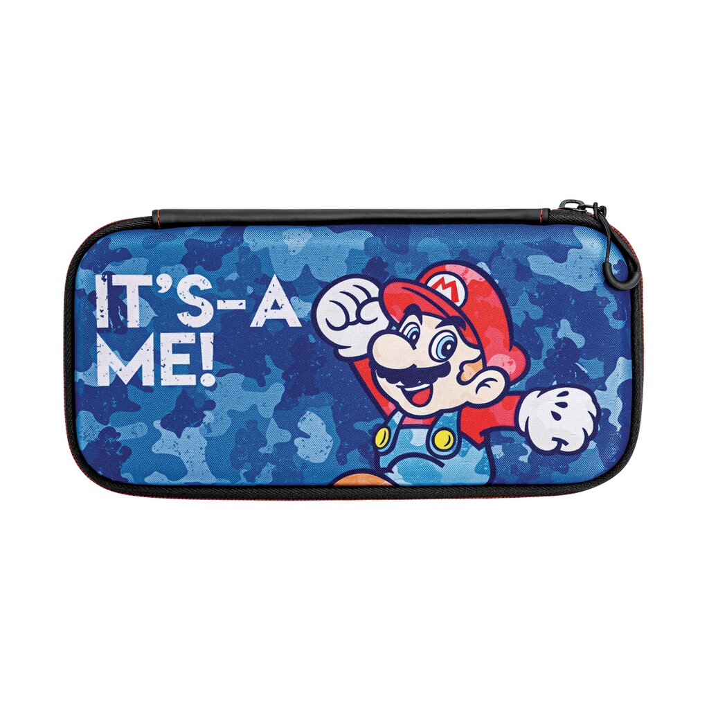 PDP Slim Travel Case - Mario Camo Edition skirtas Nintendo Switch kaina ir informacija | Žaidimų pultai  | pigu.lt