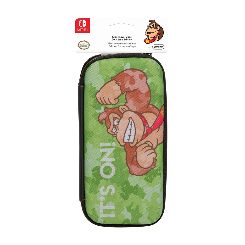 PDP Slim Travel Case - Super Mario Bros Donkey Kong Edition, skirtas Nintendo Switch цена и информация | Žaidimų pultai  | pigu.lt