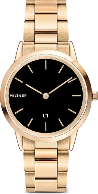 Laikrodis moterims Millner Chelsea Rose Black kaina ir informacija | Moteriški laikrodžiai | pigu.lt