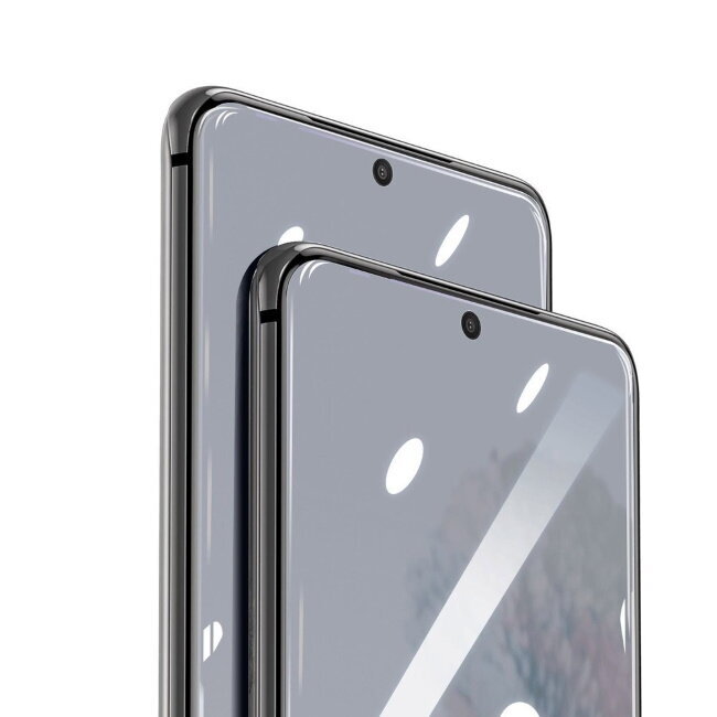 Baseus Full-screen Curved 0.15mm Anti-explosion soft Screen protectors (2pcs.) for Samsung Galaxy S20 (G980) Black kaina ir informacija | Apsauginės plėvelės telefonams | pigu.lt