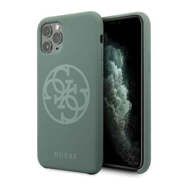 Guess GUHCN58LS4GKA dėklas skirtas Apple iPhone 11 Pro, Khaki žalia цена и информация | Telefono dėklai | pigu.lt