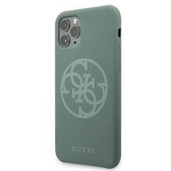 Guess GUHCN65LS4GKA 4G Tone On Tone твердый задний чехол-крышка для Apple iPhone 11 Pro Max Khaki Зеленый цена и информация | Чехлы для телефонов | pigu.lt