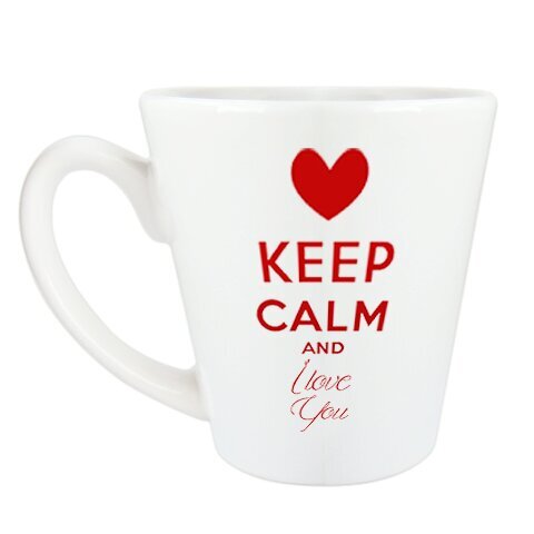 Puodelis "KEEP Calm and I love You" kaina ir informacija | Originalūs puodeliai | pigu.lt