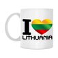 Puodelis "I love Lithuania" kaina ir informacija | Originalūs puodeliai | pigu.lt