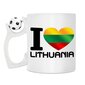 Puodelis "I love Lithuania" kaina ir informacija | Originalūs puodeliai | pigu.lt