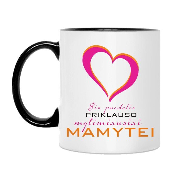 Mylimiausios mamytės puodelis kaina ir informacija | Originalūs puodeliai | pigu.lt