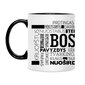 Puodelis "Tikras bosas" kaina ir informacija | Originalūs puodeliai | pigu.lt