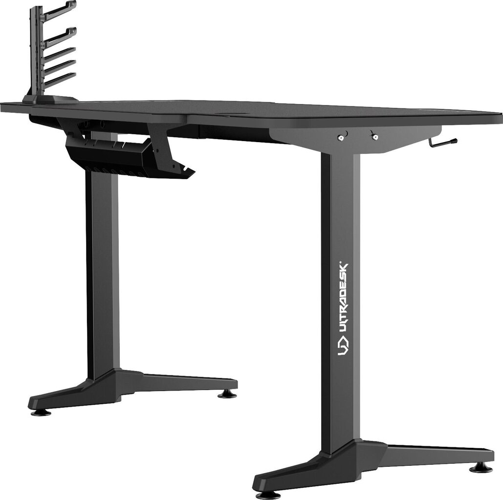 Žaidimų stalas Ultradesk Frag Black, juodas цена и информация | Kompiuteriniai, rašomieji stalai | pigu.lt