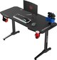 Žaidimų stalas Ultradesk Frag Black, juodas цена и информация | Kompiuteriniai, rašomieji stalai | pigu.lt