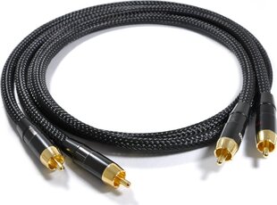 Melodika RCA (Cinch) x2 - RCA (Cinch) x2 4m kaina ir informacija | Kabeliai ir laidai | pigu.lt