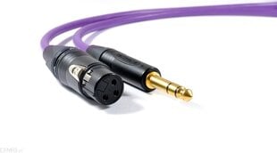 Melodika Jack 6.3mm - XLR 4m kaina ir informacija | Kabeliai ir laidai | pigu.lt