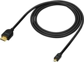 Sony, DLCHEU15.AE, HDMI Micro - HDMI, 1.5 m kaina ir informacija | Kabeliai ir laidai | pigu.lt