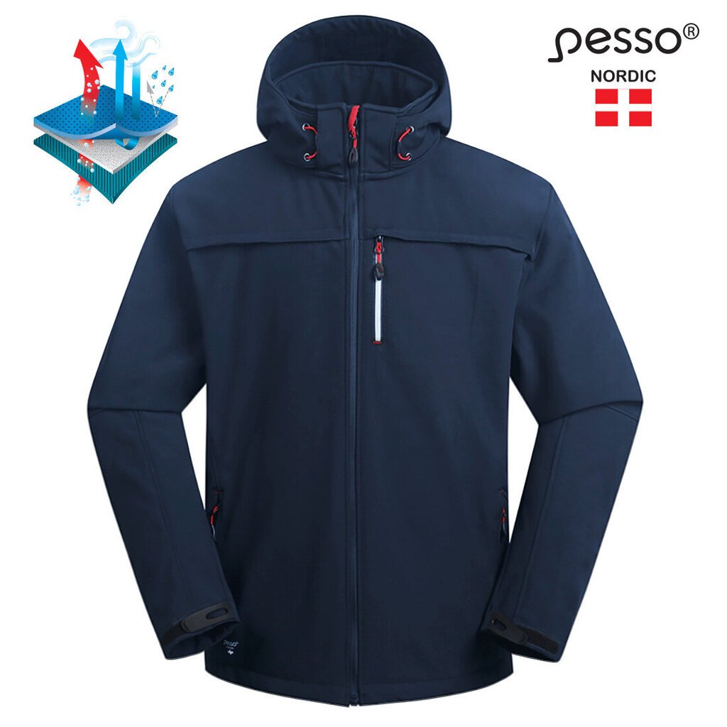 Softshell striukė Pesso ATLANTA kaina ir informacija | Darbo rūbai | pigu.lt