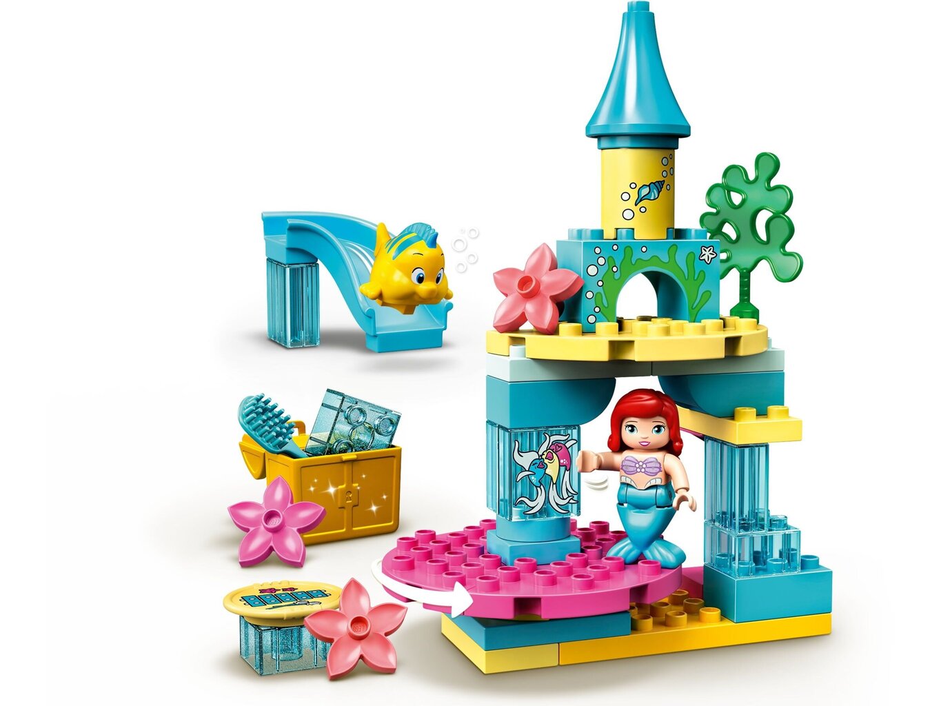 10922 LEGO® DUPLO Arielės povandeninė pilis kaina ir informacija | Konstruktoriai ir kaladėlės | pigu.lt