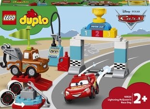 10924 LEGO® DUPLO® & Disney Cars™День гонки Молнии Маккуина цена и информация | Конструкторы и кубики | pigu.lt