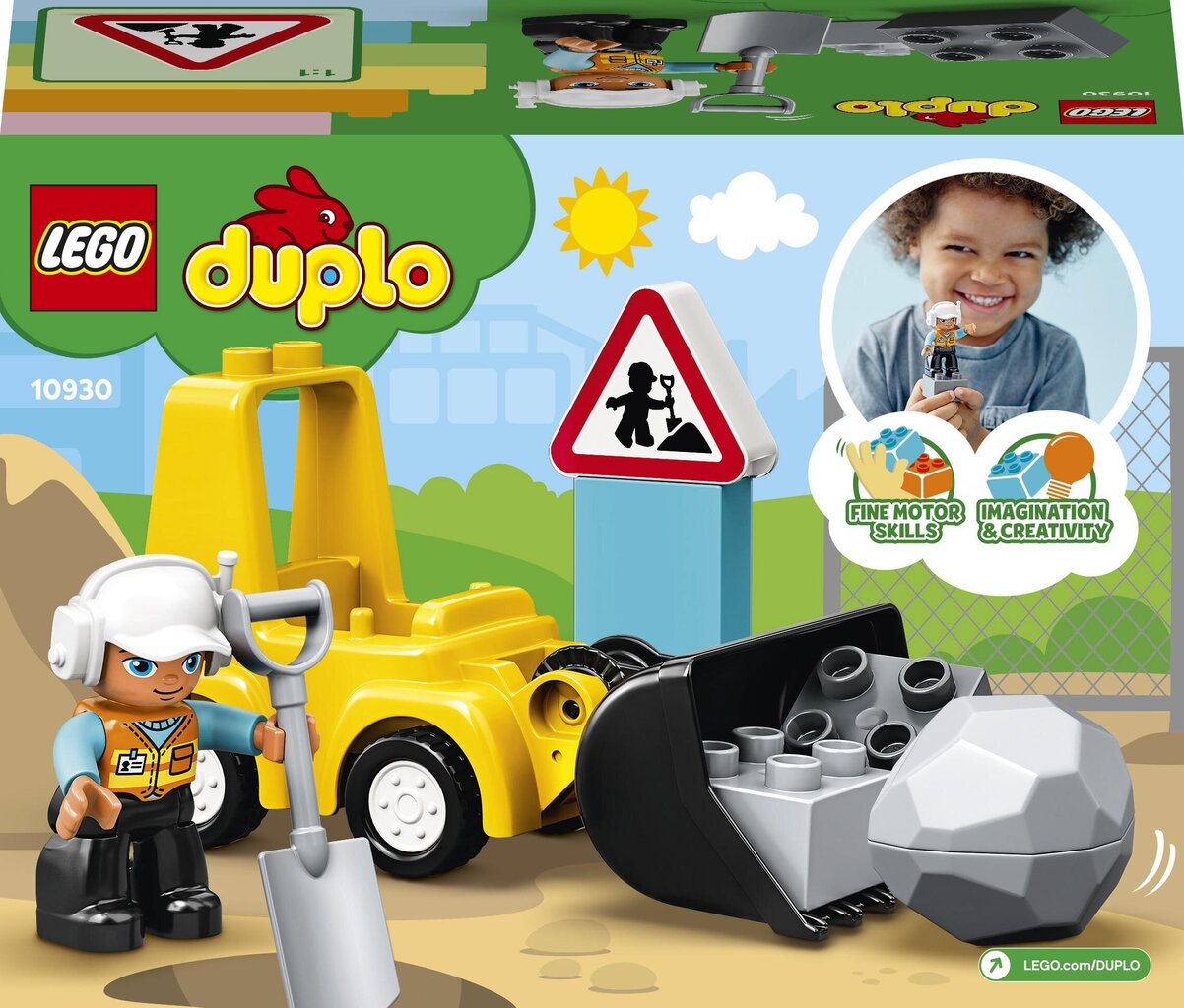 10930 LEGO® DUPLO Buldozeris kaina ir informacija | Konstruktoriai ir kaladėlės | pigu.lt