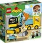 10931 LEGO® DUPLO Sunkvežimis ir vikšrinis ekskavatorius kaina ir informacija | Konstruktoriai ir kaladėlės | pigu.lt