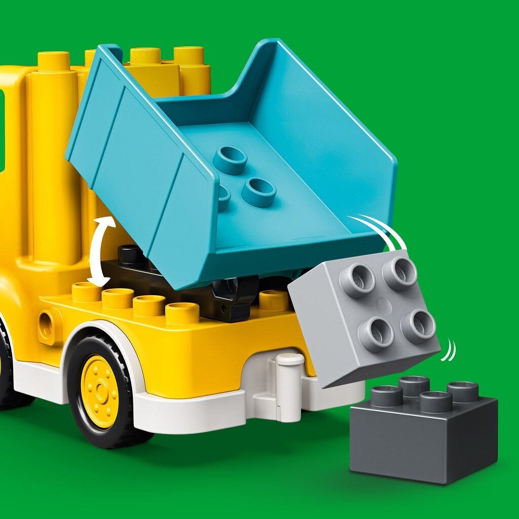 10931 LEGO® DUPLO Sunkvežimis ir vikšrinis ekskavatorius kaina ir informacija | Konstruktoriai ir kaladėlės | pigu.lt