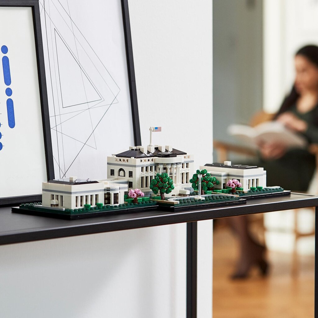 21054 LEGO® Architecture Baltieji rūmai kaina ir informacija | Konstruktoriai ir kaladėlės | pigu.lt