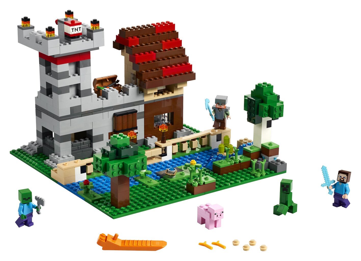 21161 LEGO® Minecraft Meistravimo dėžė 3.0 kaina ir informacija | Konstruktoriai ir kaladėlės | pigu.lt