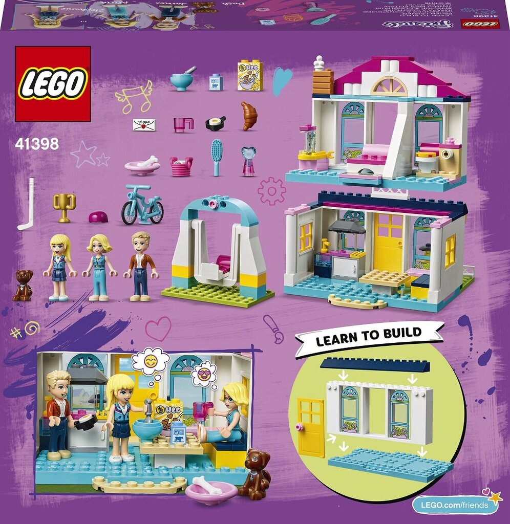 41398 LEGO® Friends 4+ Дом Стефани цена | pigu.lt