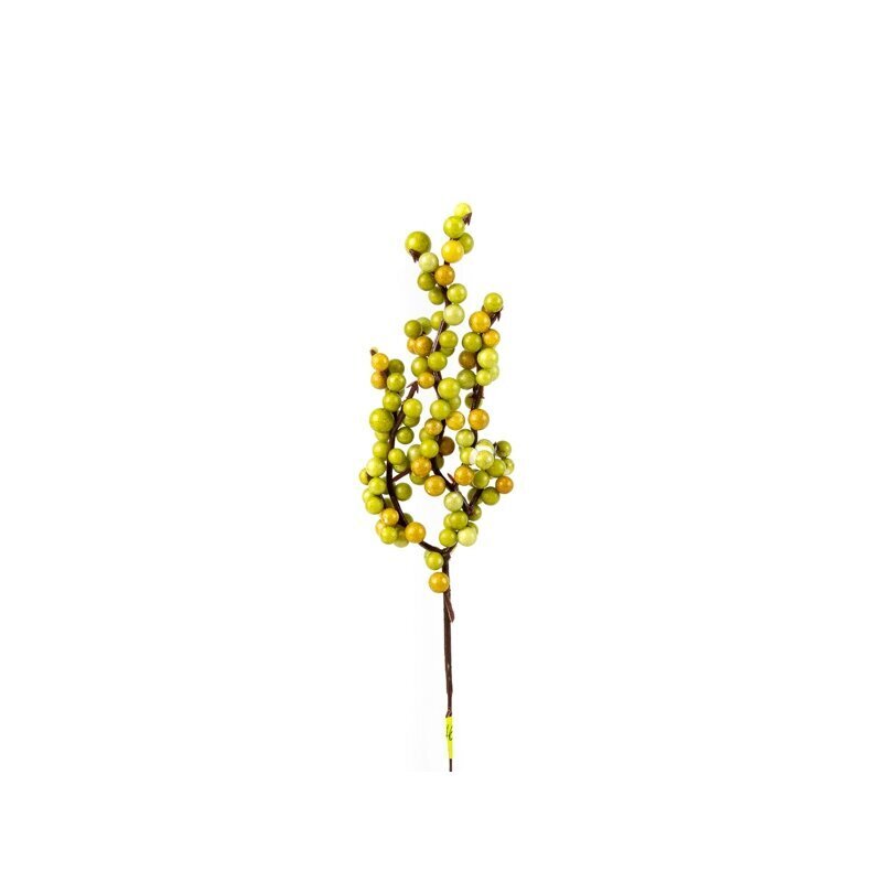 Dirbtinė šaltalankių šakelė, 5 vnt. kaina ir informacija | Dirbtinės gėlės | pigu.lt