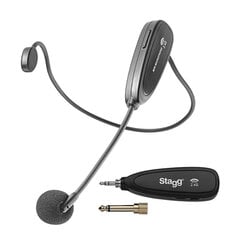 Bevielis mikrofonas ant ausies (headset) Stagg SUW 12H-BK kaina ir informacija | Mikrofonai | pigu.lt