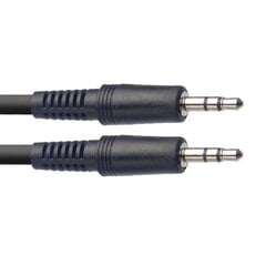 Stagg 2 x 3.5mm miniJack TRS AUX, 1m kaina ir informacija | Kabeliai ir laidai | pigu.lt