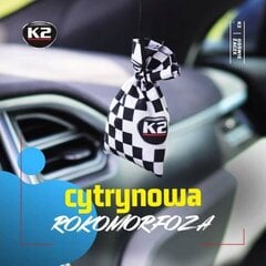 K2 Roko Race Lemon 25g Air Freshener цена и информация | Освежители воздуха для салона | pigu.lt