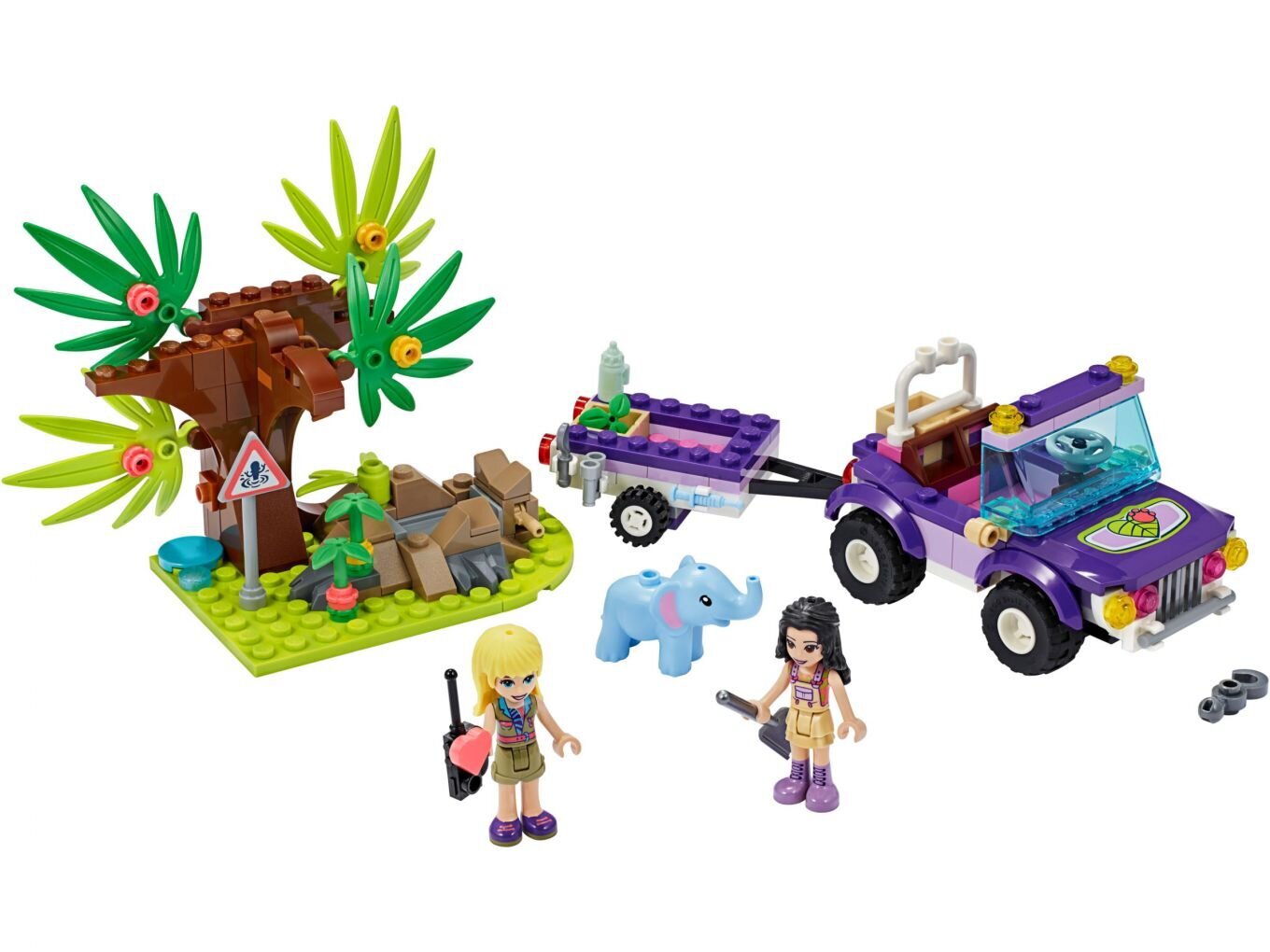 41421 LEGO® Friends Drambliuko gelbėjimas džiunglėse kaina ir informacija | Konstruktoriai ir kaladėlės | pigu.lt