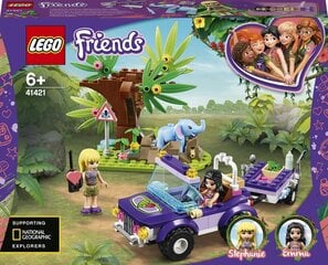 41421 LEGO® Friends Спасение слоненка в джунглях цена и информация | Конструкторы и кубики | pigu.lt