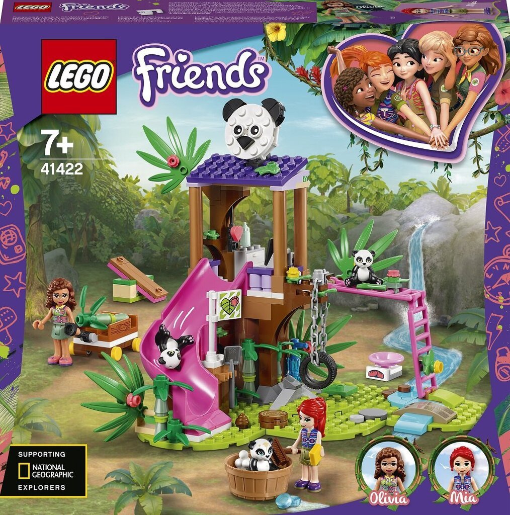 41422 LEGO® Friends Панда Дом в джунглях цена | pigu.lt