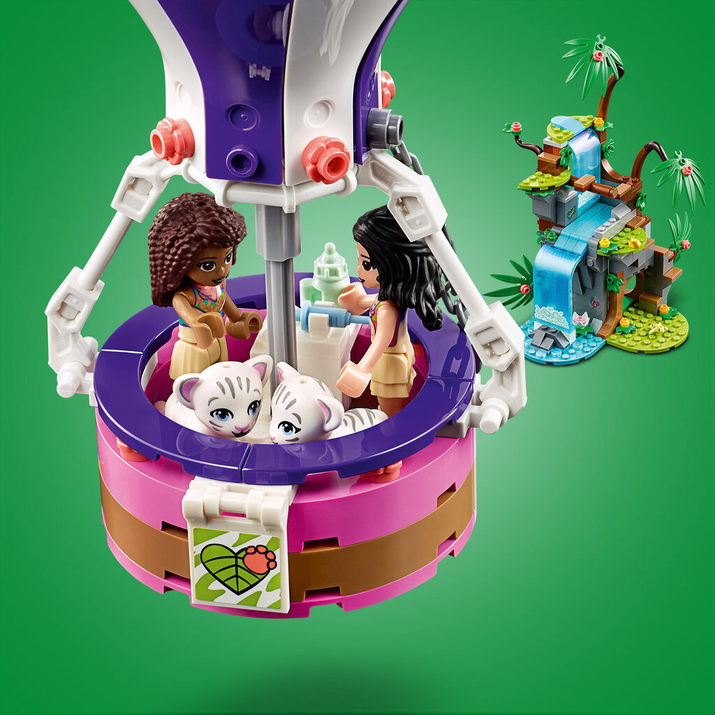 41423 LEGO® Friends Tigro gelbėjimas džiunglėse karšto oro balionu цена и информация | Konstruktoriai ir kaladėlės | pigu.lt