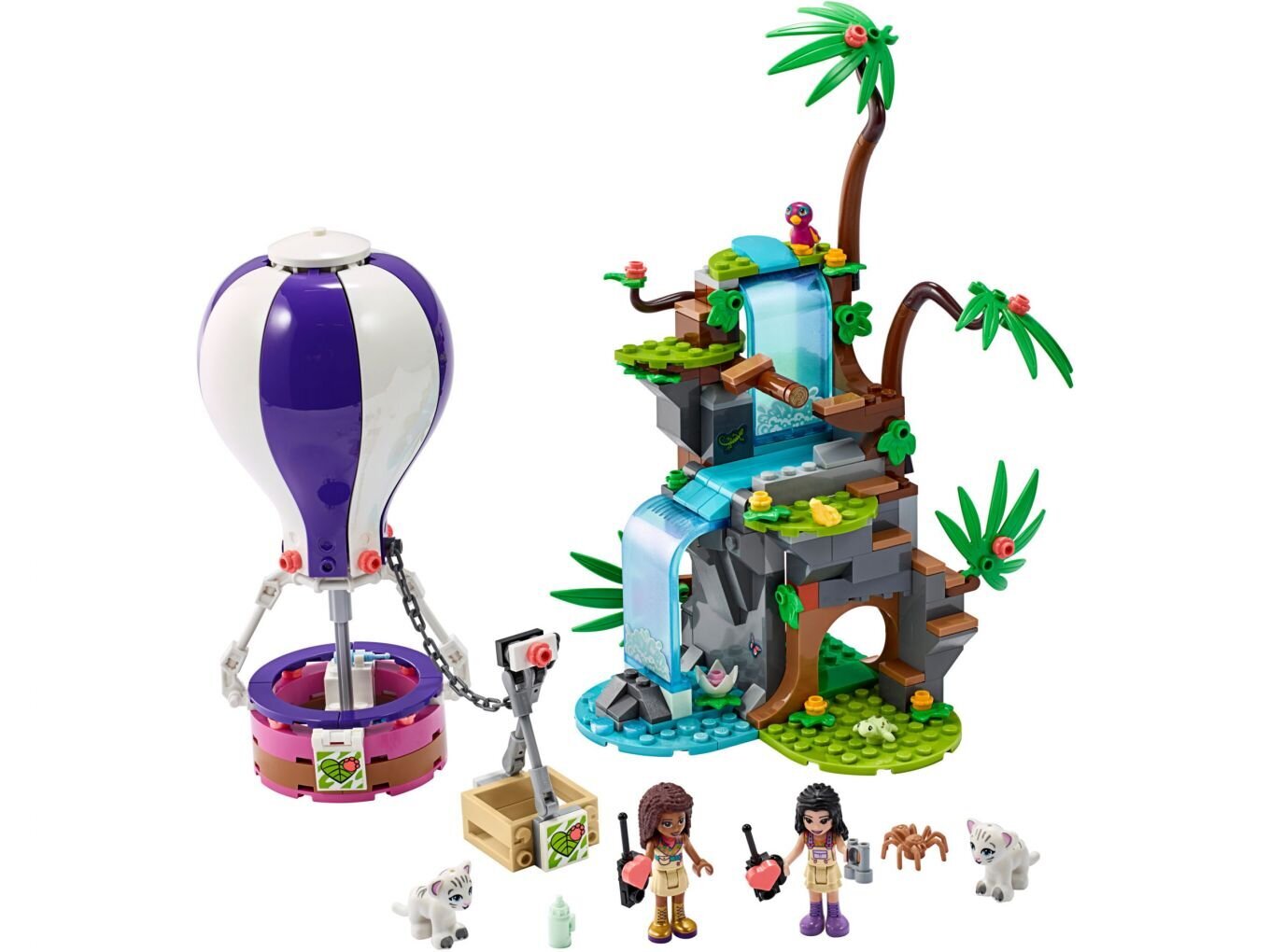 41423 LEGO® Friends Tigro gelbėjimas džiunglėse karšto oro balionu цена и информация | Konstruktoriai ir kaladėlės | pigu.lt