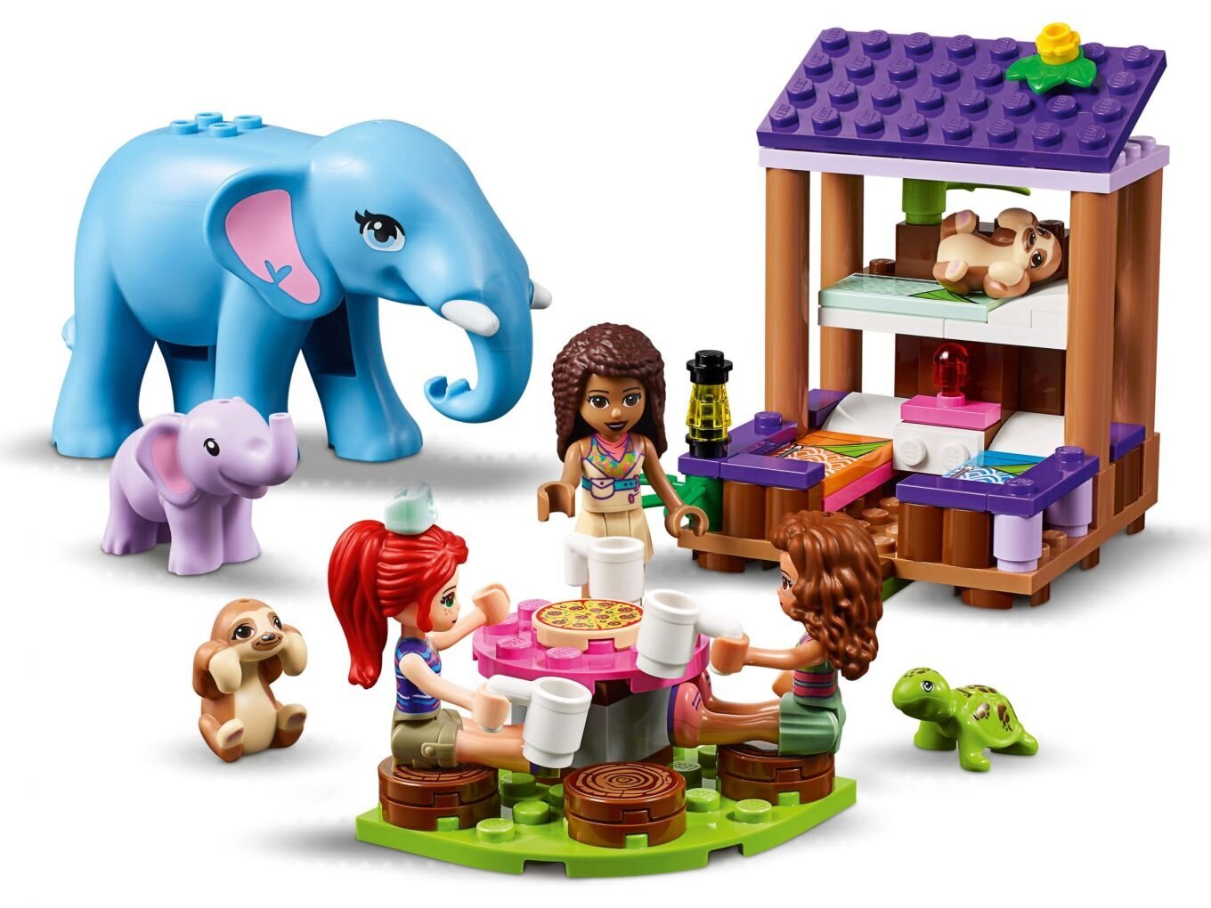 41424 LEGO® Friends Džiunglių gelbėjimo bazė kaina ir informacija | Konstruktoriai ir kaladėlės | pigu.lt