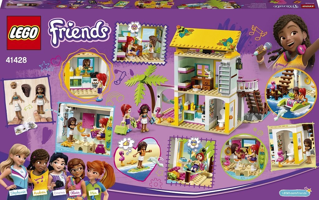 41428 LEGO® Friends Paplūdimio namelis kaina ir informacija | Konstruktoriai ir kaladėlės | pigu.lt