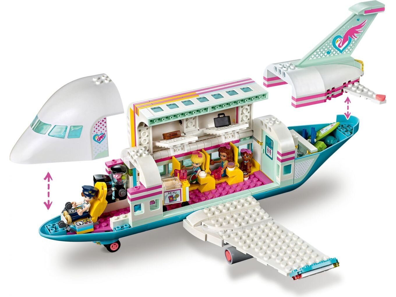 41429 LEGO® Friends Hartleiko miesto lėktuvas kaina ir informacija | Konstruktoriai ir kaladėlės | pigu.lt