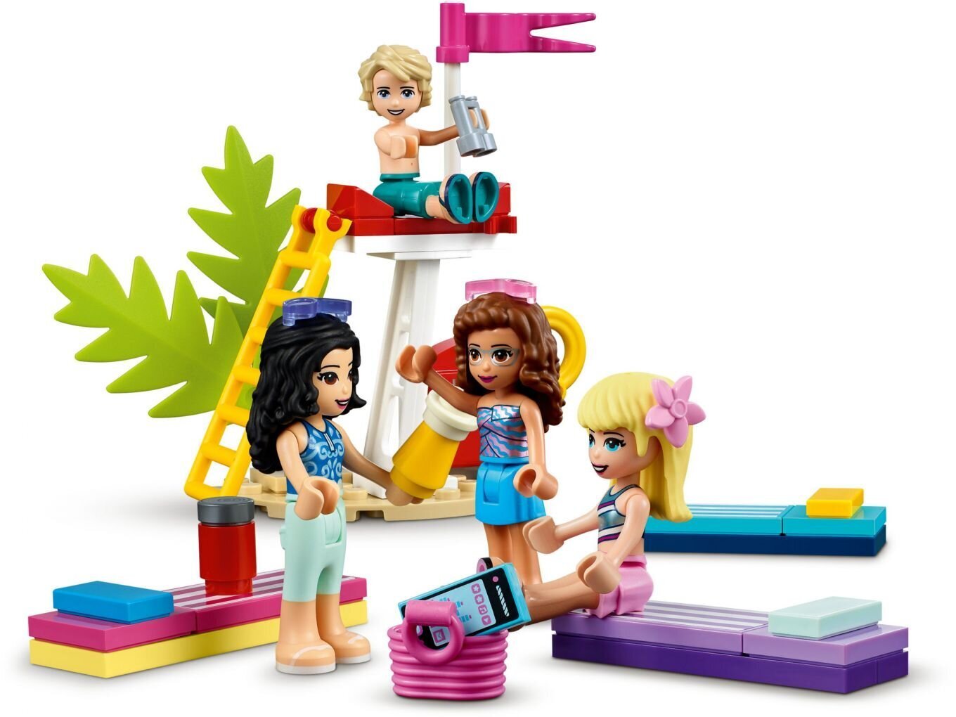 41430 LEGO® Friends Vasaros pramogų vandens parkas цена и информация | Konstruktoriai ir kaladėlės | pigu.lt