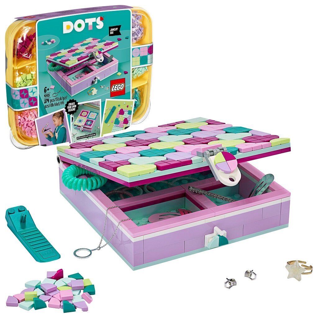 41915 LEGO® DOTS Brangenybių dėžutė kaina ir informacija | Lavinamieji žaislai | pigu.lt