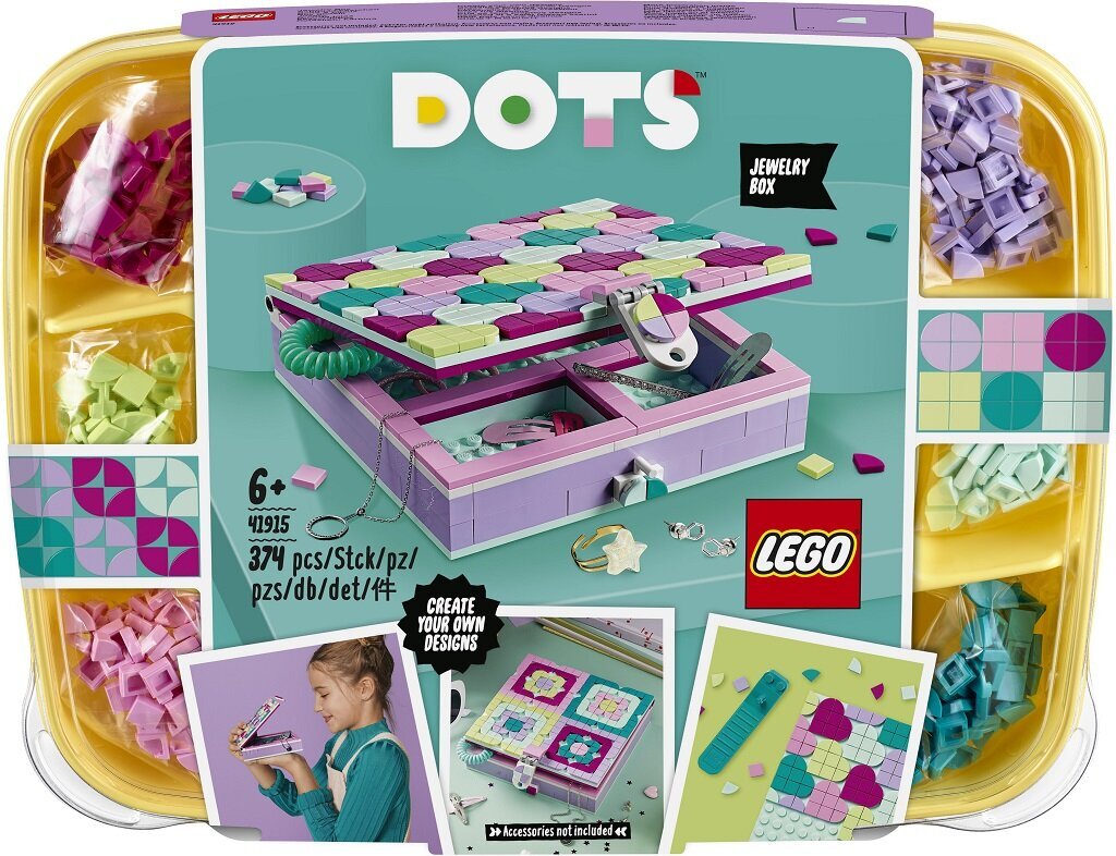 41915 LEGO® DOTS Brangenybių dėžutė цена и информация | Lavinamieji žaislai | pigu.lt