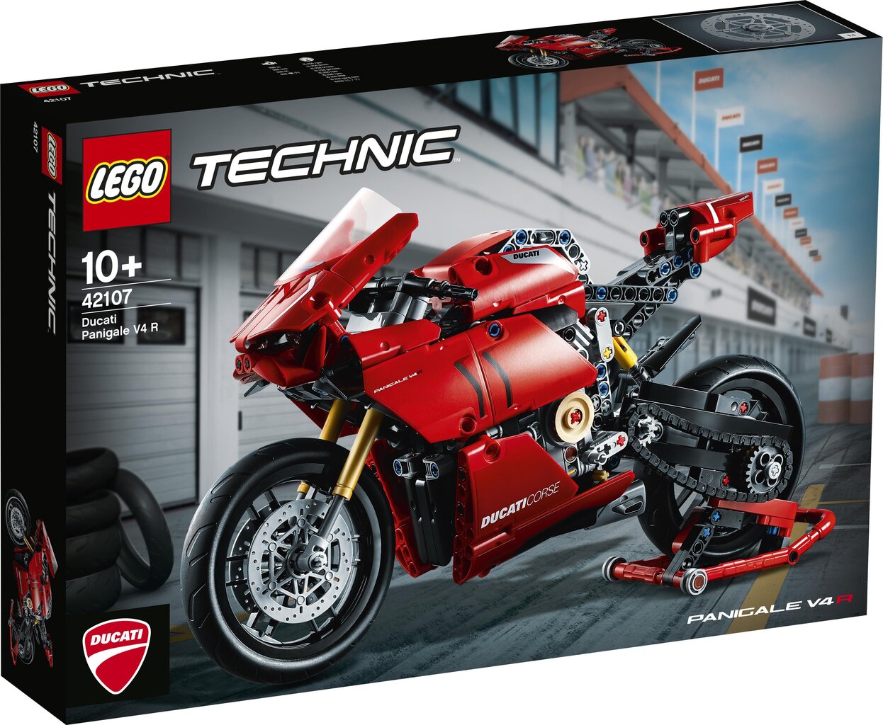 42107 LEGO® Technic Ducati Panigale V4 R kaina ir informacija | Konstruktoriai ir kaladėlės | pigu.lt