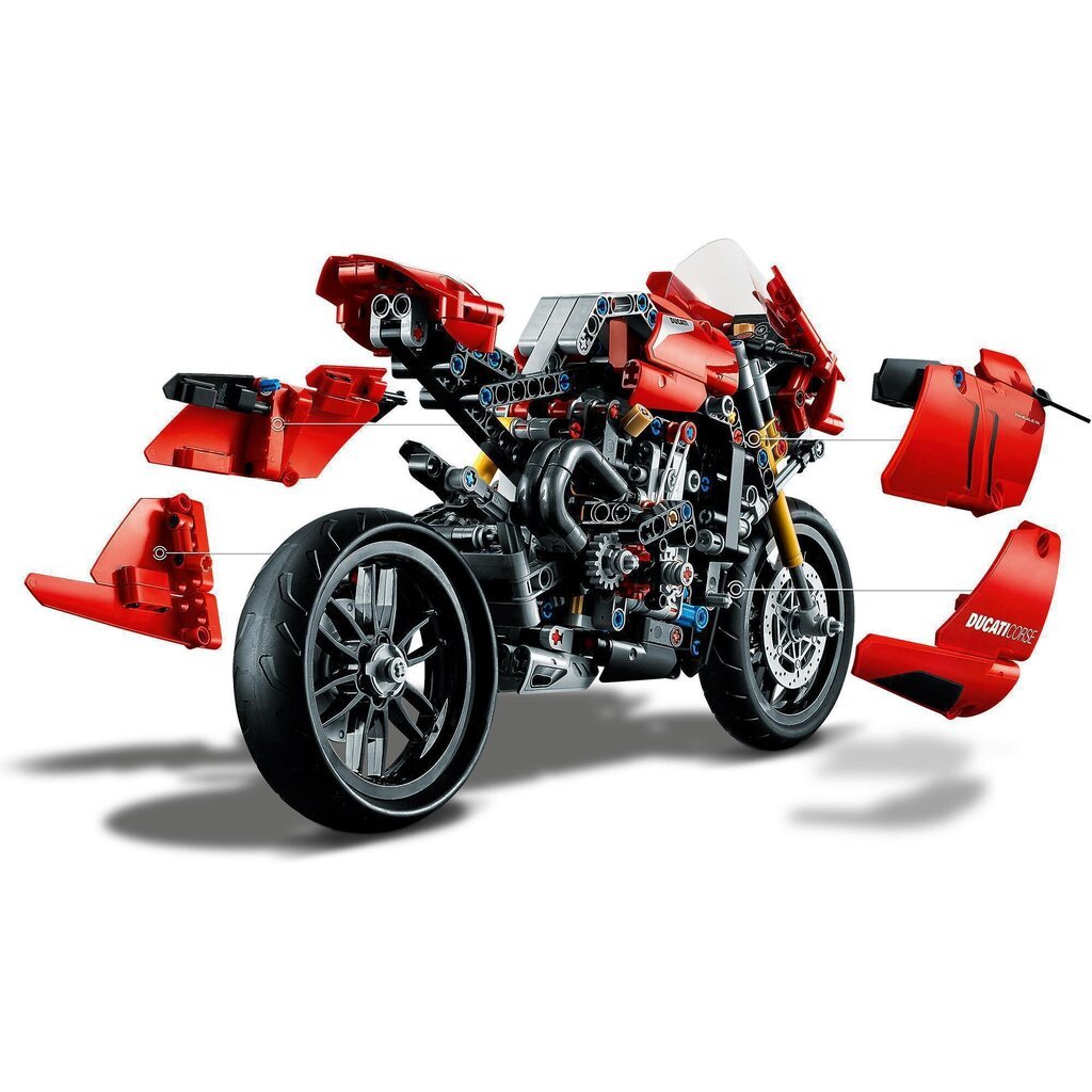 42107 LEGO® Technic Ducati Panigale V4 R kaina ir informacija | Konstruktoriai ir kaladėlės | pigu.lt