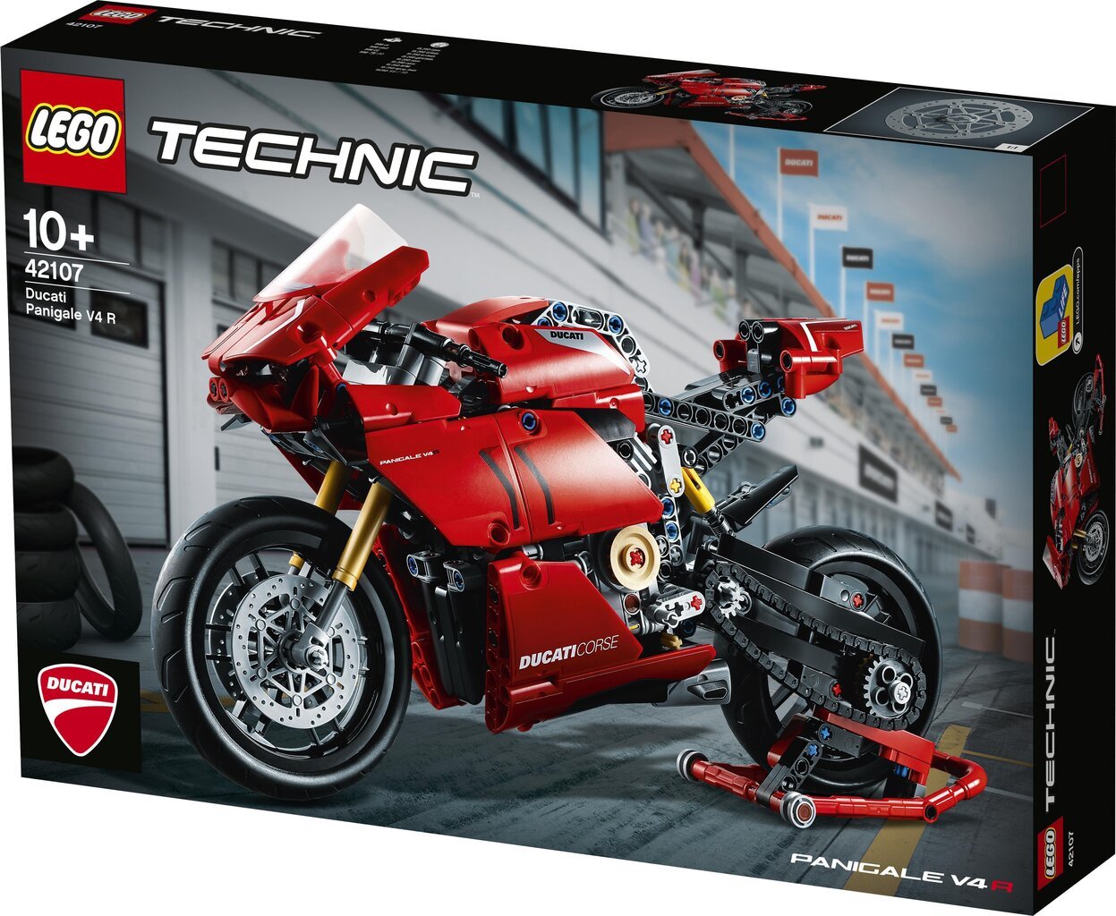 42107 LEGO® Technic Ducati Panigale V4 R kaina ir informacija | Konstruktoriai ir kaladėlės | pigu.lt