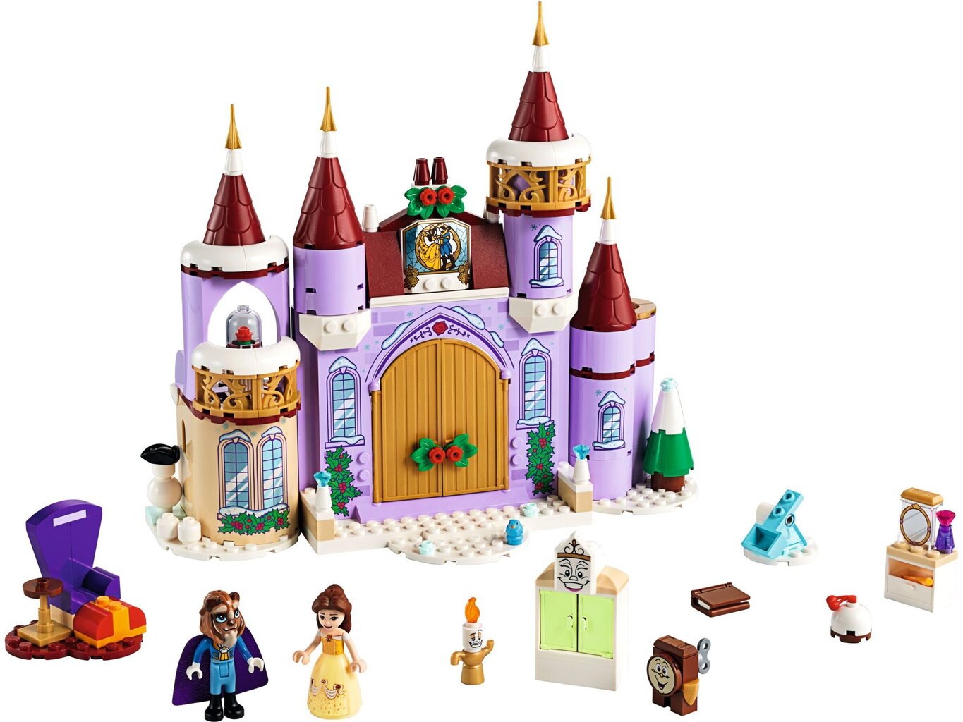 43180 LEGO® | Disney Princess Žiemos šventės gražuolės pilyje kaina ir informacija | Konstruktoriai ir kaladėlės | pigu.lt