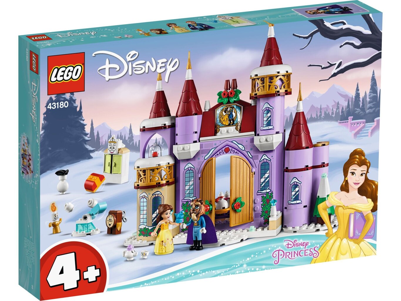 43180 LEGO® | Disney Princess Žiemos šventės gražuolės pilyje kaina ir informacija | Konstruktoriai ir kaladėlės | pigu.lt