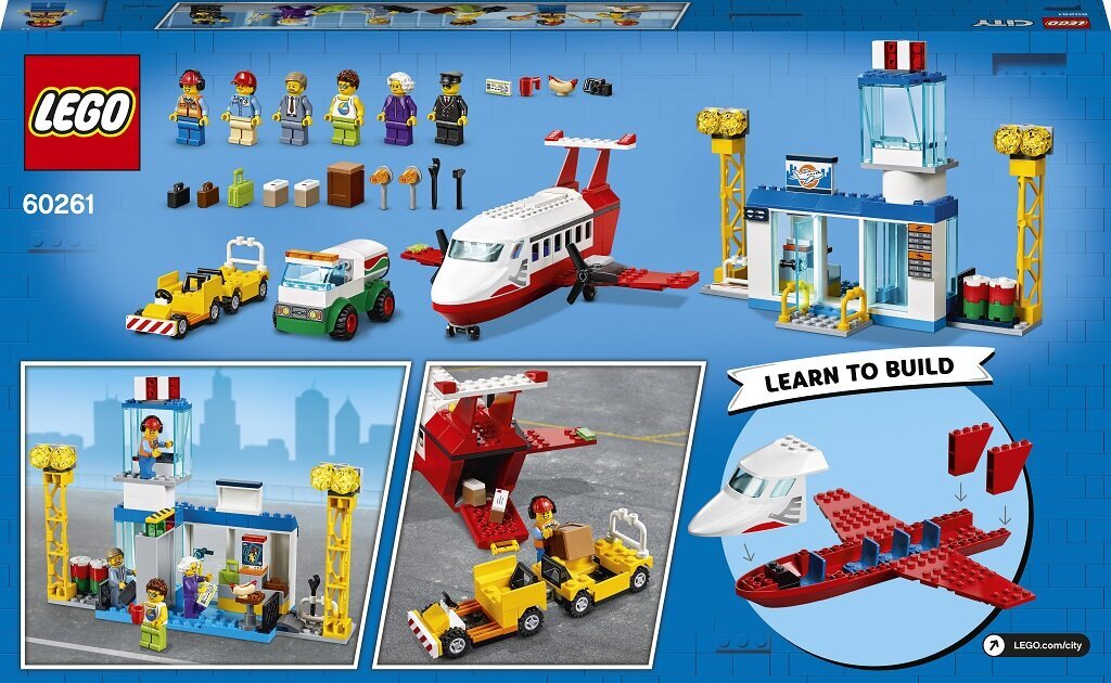 60261 LEGO® City Centrinis oro uostas kaina ir informacija | Konstruktoriai ir kaladėlės | pigu.lt