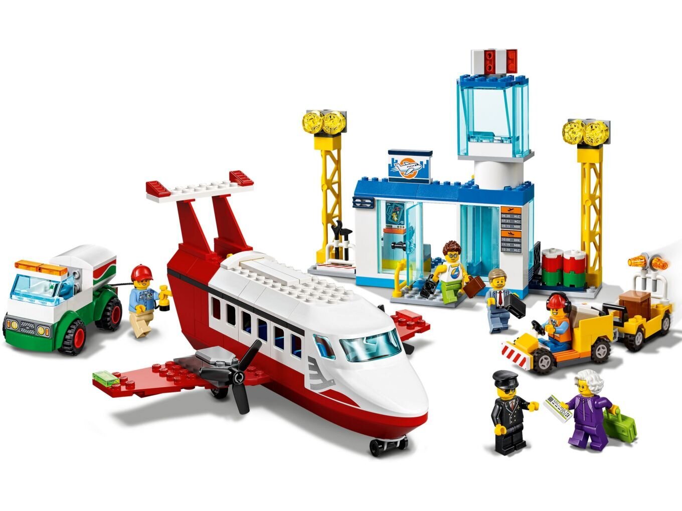 60261 LEGO® City Centrinis oro uostas kaina ir informacija | Konstruktoriai ir kaladėlės | pigu.lt