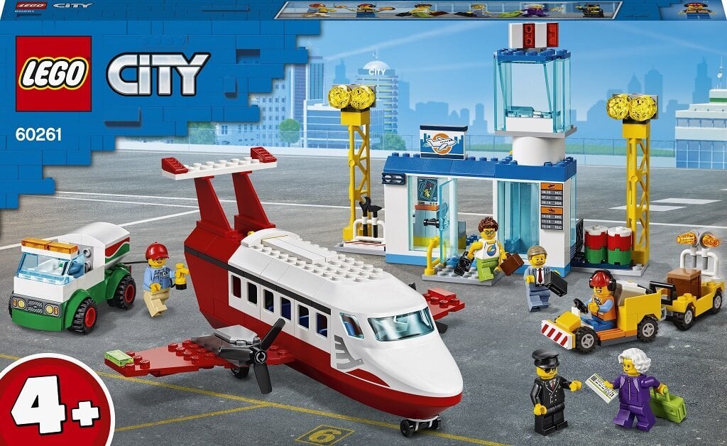 60261 LEGO® City Centrinis oro uostas kaina ir informacija | Konstruktoriai ir kaladėlės | pigu.lt