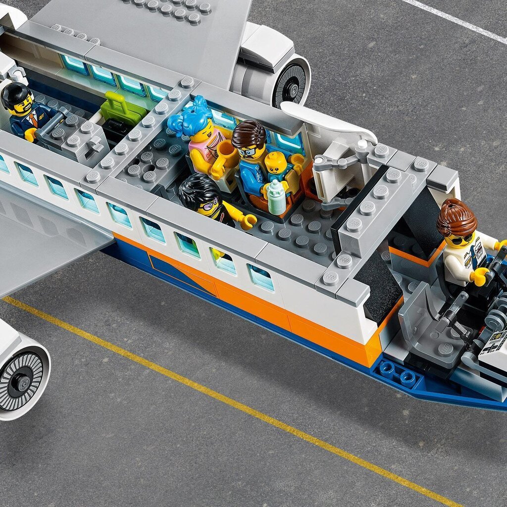 60262 LEGO® City Keleivinis lėktuvas kaina ir informacija | Konstruktoriai ir kaladėlės | pigu.lt